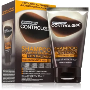 Just for MenControl GX Shampoo sampon és kondicionáló ősz hajra Exkluzív ajánlat