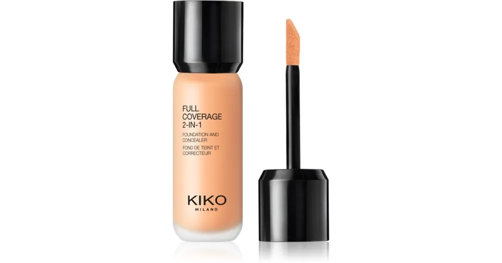 KIKO MilanoFull Coverage 2-In-1 alapozó és korrektor 2 az 1-ben Végkiárusítás
