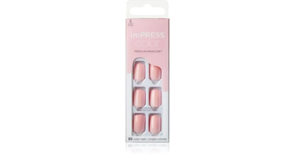 Utolsó esély KISSimPRESS Color Short műköröm öntapadós