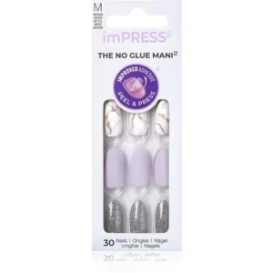 Expressz szállítás KISSimPRESS The No Glue Mani Medium műköröm öntapadós