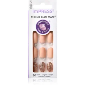 Biztonságos vásárlás KISSimPRESS The No Glue Mani Short műköröm öntapadós