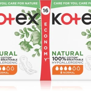 KotexNatural Normal egészségügyi betétek Azonnal elérhető