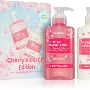 KUNDALHoney & Macadamia Cherry Blossom Edition ajándékszett hajra Azonnali szállítás