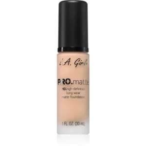 L.A. Girl CosmeticsPRO. Matte HD tartós alapozó matt hatással Legkelendőbb