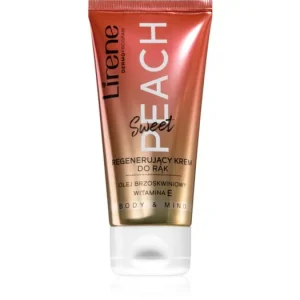 Akció LireneHand Care Sweet Peach regeneráló kézkrém