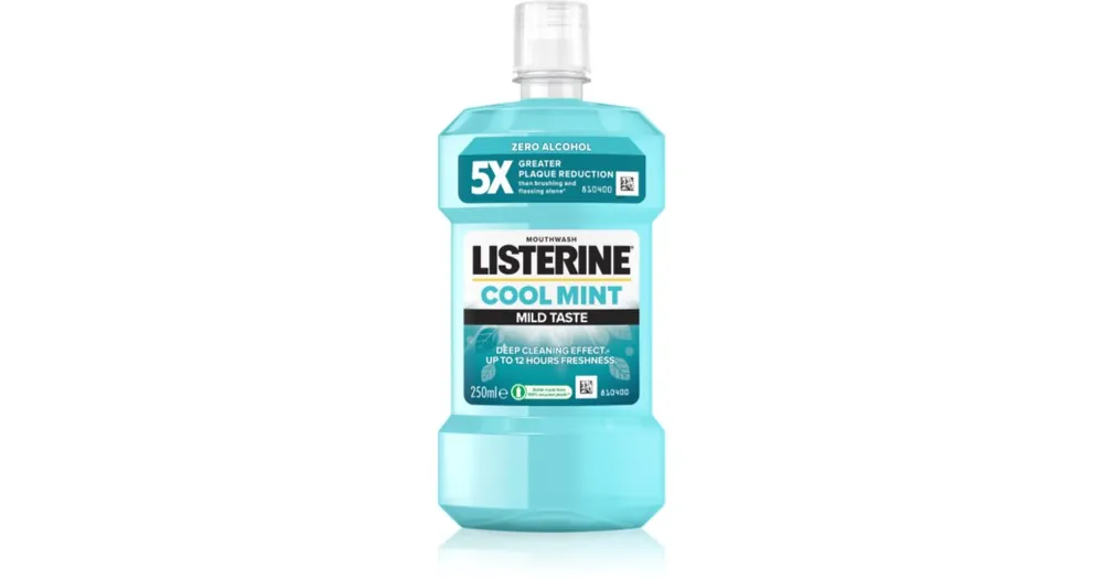 ListerineCool Mint Mild Taste szájvíz alkoholmentes Legjobb ár