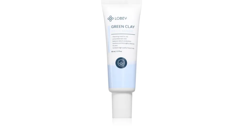 Legkelendőbb LobeyGreen Clay tisztító maszk zsíros és problémás bőrre