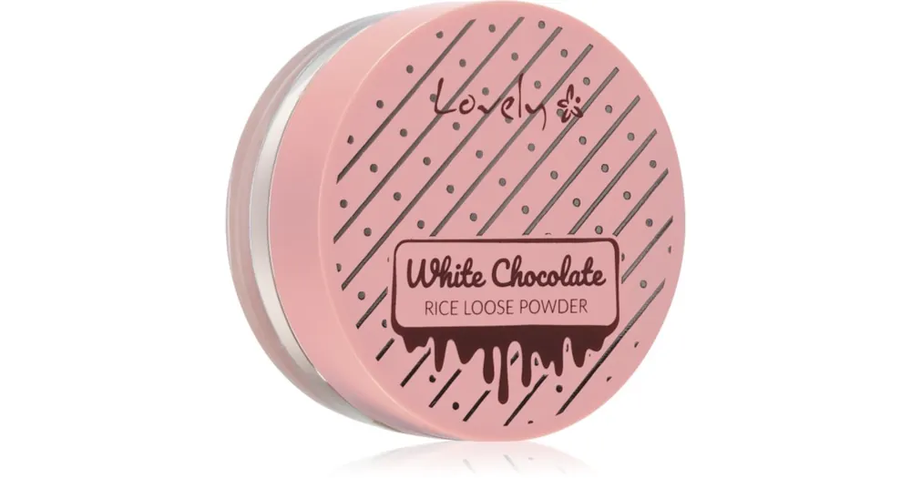 Gyors szállítás LovelyWhite Chocolate Rice Powder fixáló porpúder