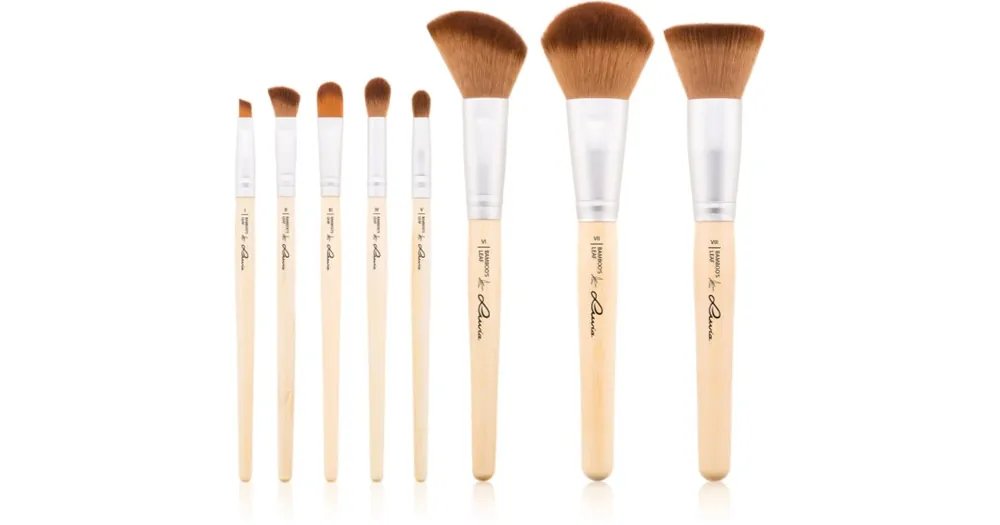 Biztonságos vásárlás Luvia CosmeticsBamboo’s Leaf Brush Set smink egyet szett