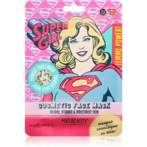 Népszerű Mad BeautyDC Femme Power Supergirl hidratáló gézmaszk