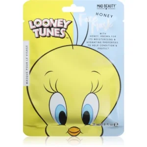 Mad BeautyLooney Tunes Tweety hidratáló gézmaszk nyugtató hatással Legkelendőbb