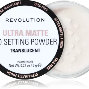 RevolutionUltra Velvet Loose Setting Powder matt átlátszó púder Gyors szállítás