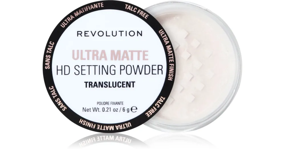 RevolutionUltra Velvet Loose Setting Powder matt átlátszó púder Gyors szállítás