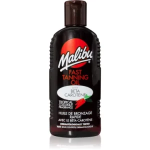 Olcsóbb MalibuFast Tanning Oil készítmény a napbarnítottság felgyorsítására és meghosszabbítására
