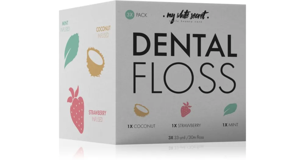 Alacsony ár My White SecretDental Floss fogselyem