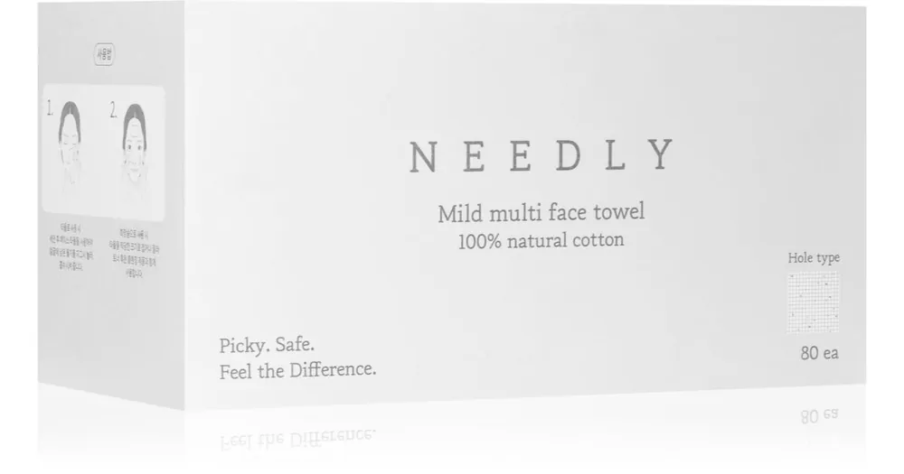Azonnali szállítás NEEDLYMild Cleansing Multi Face Towel törölköző egyszerhasználatos