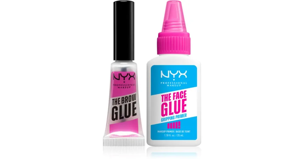 Vedd meg most NYX Professional MakeupBrow & Face Glue szett