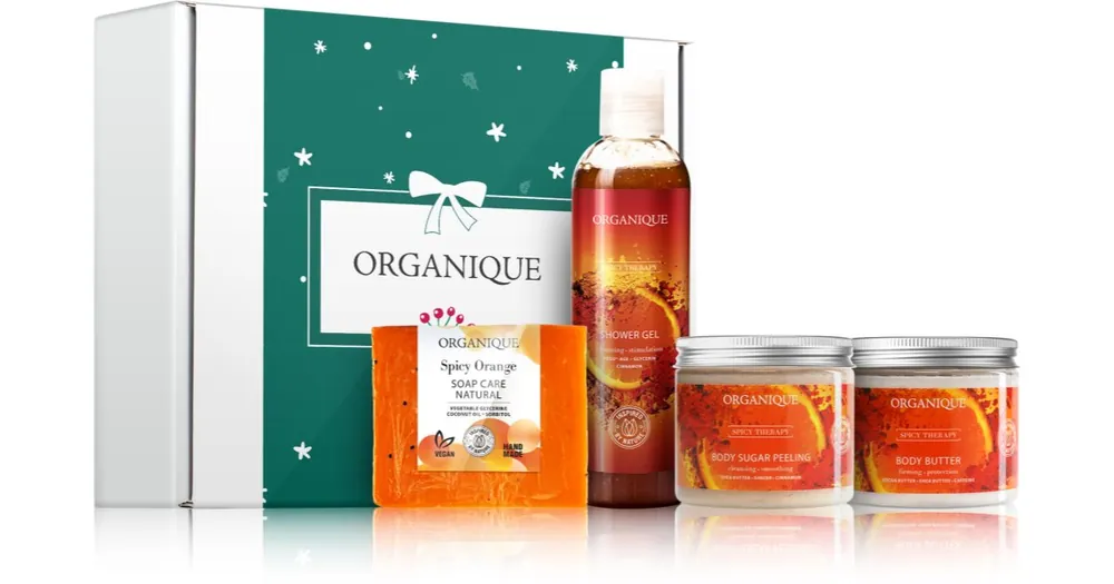 Expressz szállítás OrganiqueGift Set Cozy Winter Spice karácsonyi ajándékszett testre