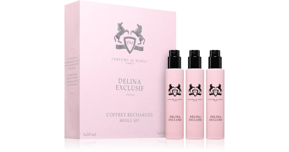 Parfums De MarlyDelina Exclusif Refill Set utazási készlet hölgyeknek Utolsó esély