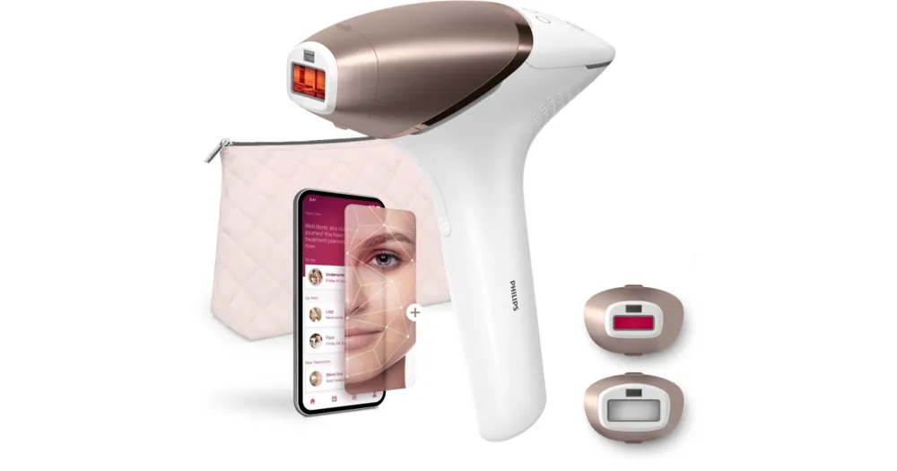 Csak ma PhilipsLumea IPL 9900 SkinAI BRI950/01 IPL epilátor testre, arcra, bikinivonalra és hónaljra