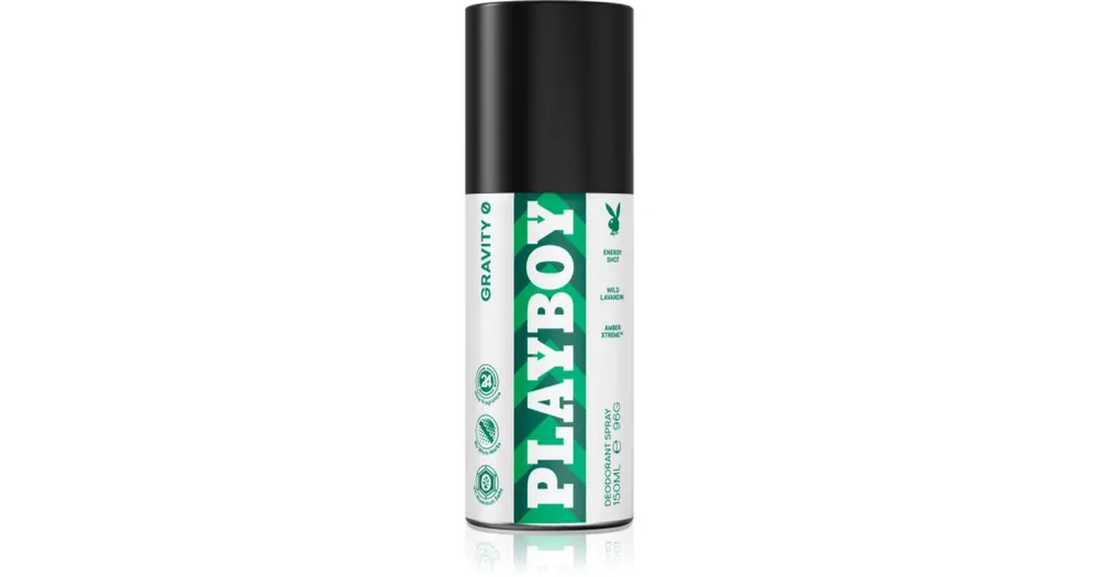 Árengedmény PlayboyGravity 0 dezodor uraknak