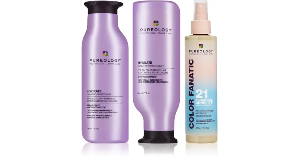PureologyHydrate full routine szett a hidratálásért és a fényért minden hajtípusra Kedvezmény