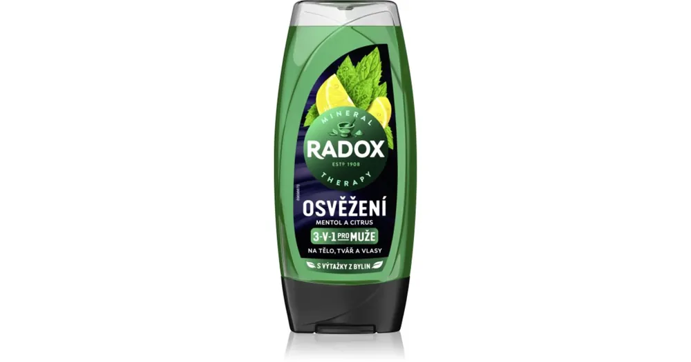 Legjobb ár RadoxMen Feel Strong tusfürdő gél arcra, testre és hajra