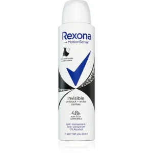 RexonaInvisible Black and White izzadásgátló spray a fehér és sárga foltok ellen Prémium