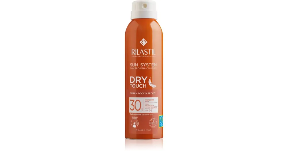 Biztonságos vásárlás RilastilSun System Dry Touch napvédő spray SPF 30