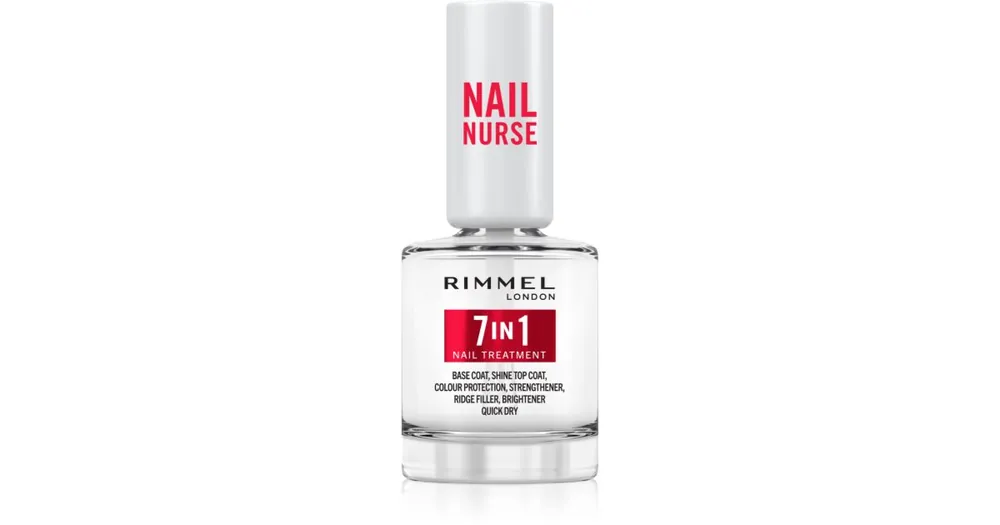 Újdonság RimmelNail Nurse 7-in-1 bázis- és fedőlakk 7 in 1