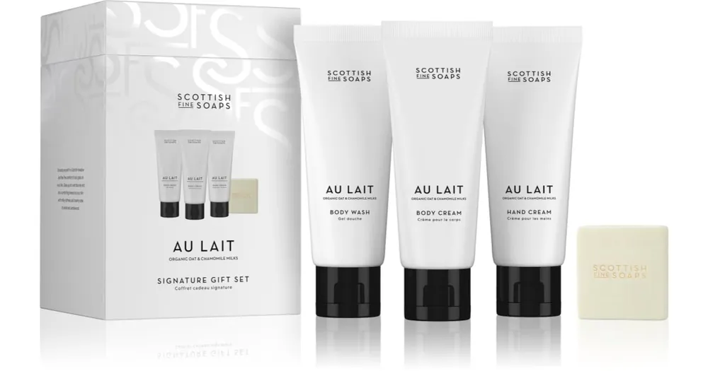 Végkiárusítás Scottish Fine SoapsAu Lait ajándékszett testre