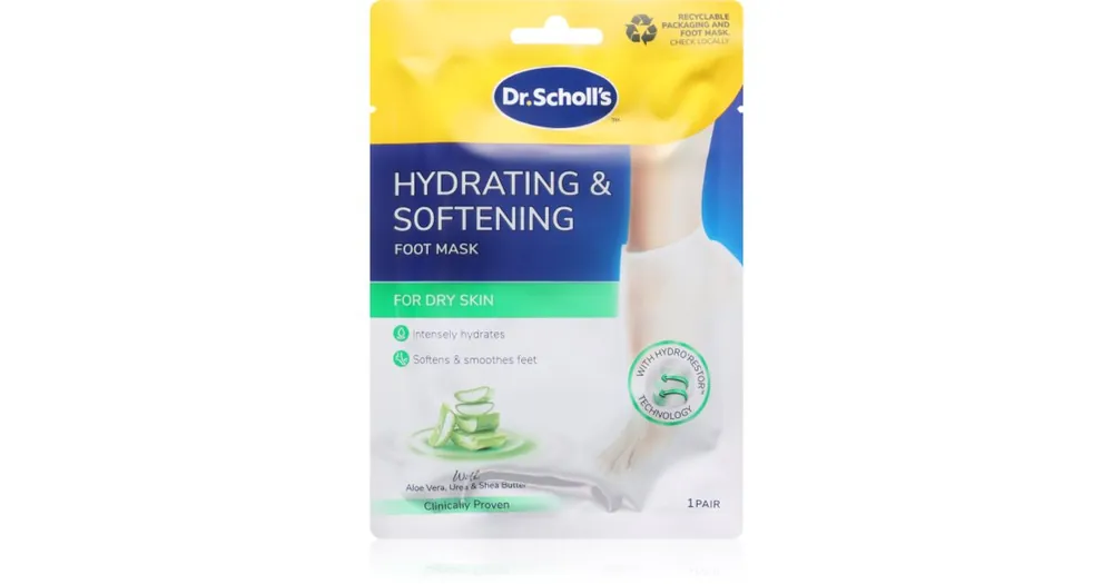 Biztonságos vásárlás SchollPedimask™ Aloe Vera mélyen tápláló maszk lábakra