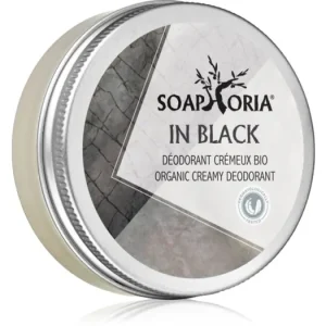 Gyors kiszállítás SoaphoriaIn Black Organic Creamy Deodorant organikus krém dezodor férfiaknak