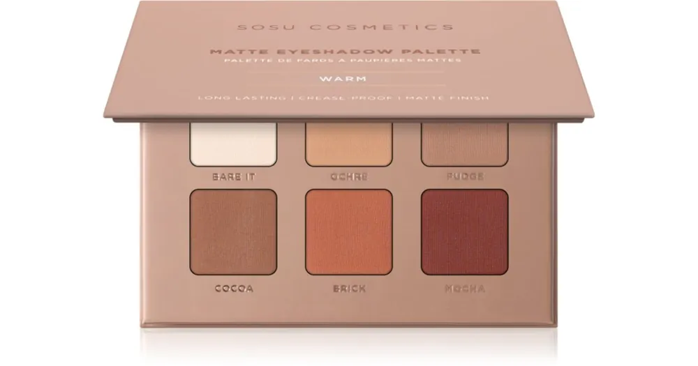 SOSU CosmeticsMatte Eyeshadow Palette szemhéjfesték paletta Kiárusítás