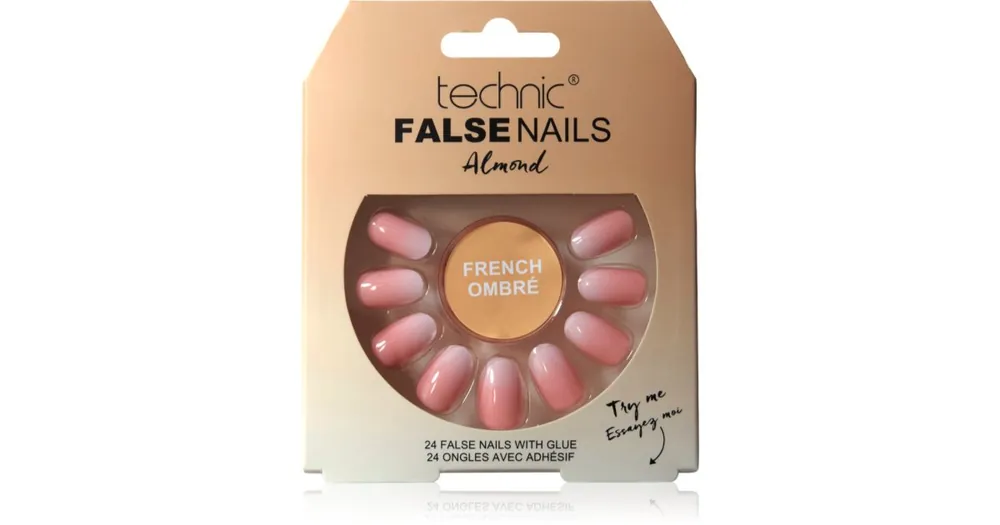 Újdonság Technic CosmeticsFalse Nails Almond műköröm
