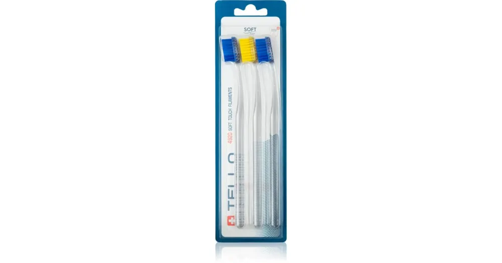 Gyors szállítás TELLO4920 Soft 3pack fogkefe