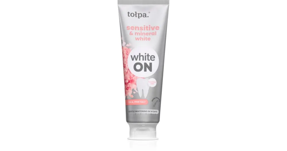 Utolsó esély TołpaOn White Sensitive & Mineral fehérítő fogkrém