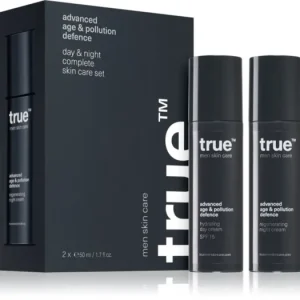 Különleges ajánlat true men skin careDay & night complete skin care set arcápoló szett Nappali és éjjeli ápolás uraknak