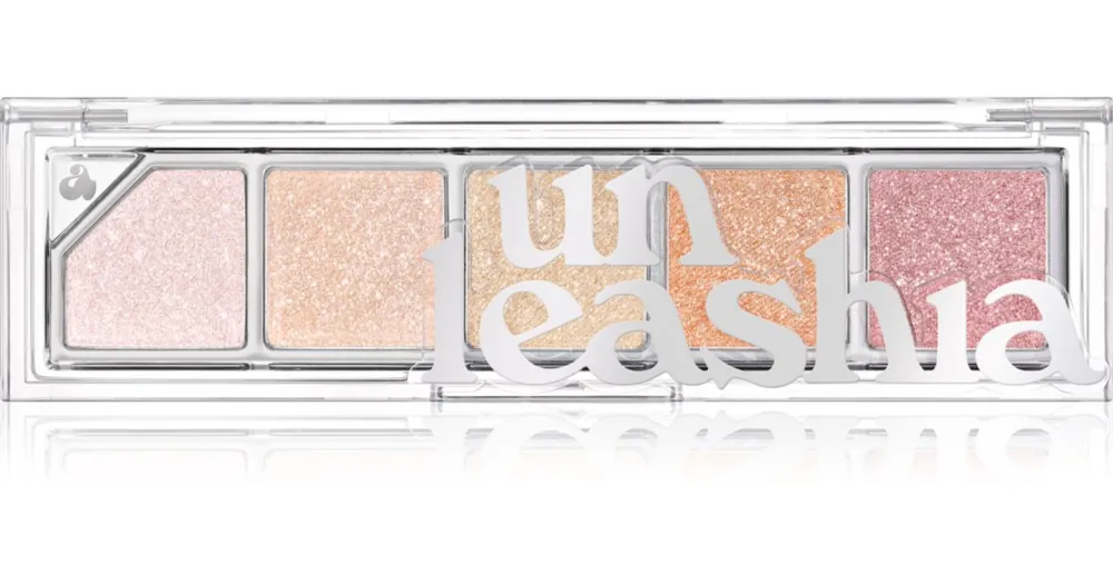 Szuper ajánlat UnleashiaMood Shower Face Palette szemhéjfesték és élénkítő paletta gyöngyházfényű