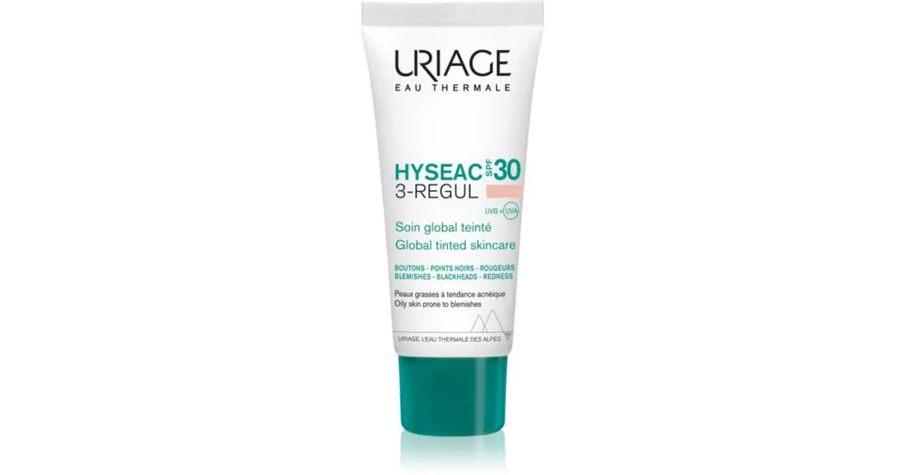 UriageHyseac 3-Regul komplex tonizáló ápolás a bőr hibáira SPF 30 Gyors szállítás