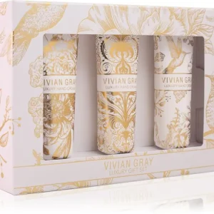 Vásárlói kedvenc Vivian GrayVelvet White ajándékszett kézre