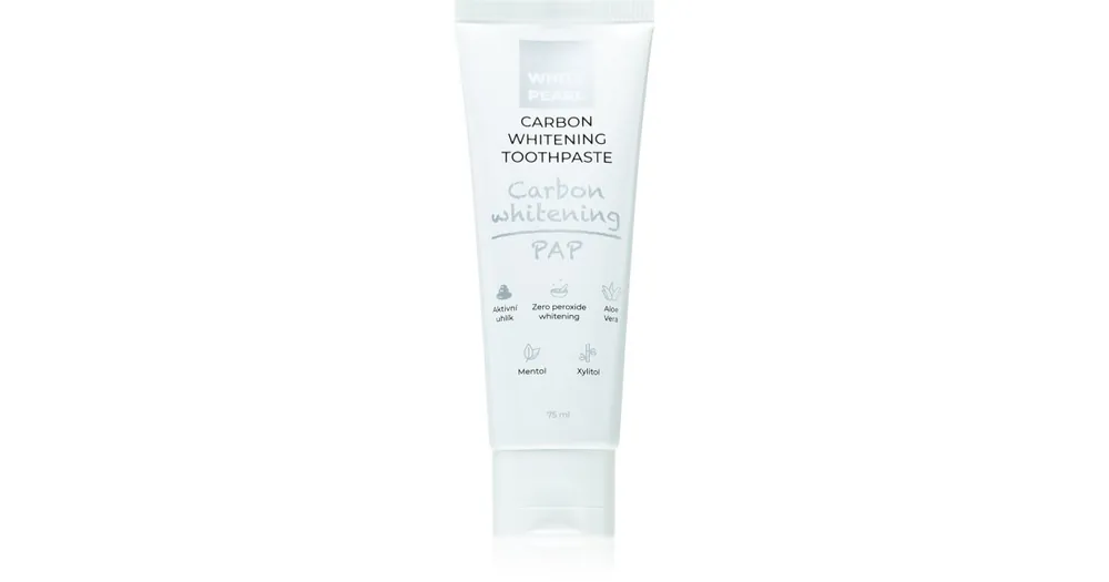 Korlátozott ajánlat White PearlPAP Carbon Whitening fehérítő fogkrém