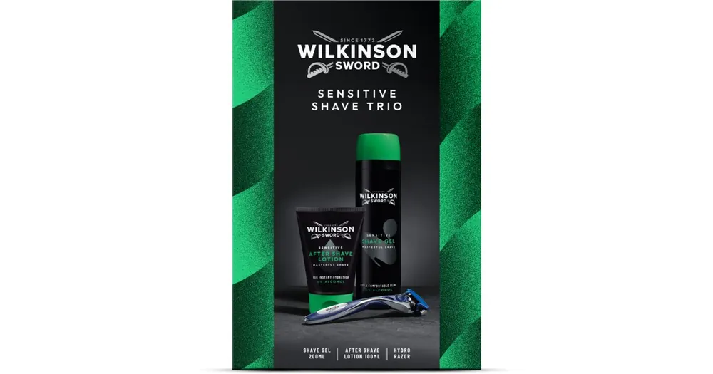 Exkluzív ajánlat Wilkinson SwordSensitive Shave Trio ajándékszett borotválkozáshoz