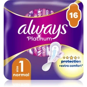 AlwaysPlatinum Normal Size 1 egészségügyi betétek Kiárusítás