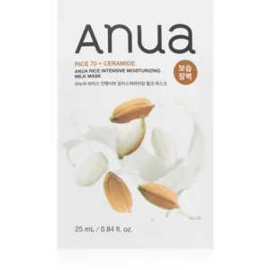 Ajánlat AnuaRice Intensive Moisturizing Milk Mask tápláló gézmaszk élénk és hidratált bőr