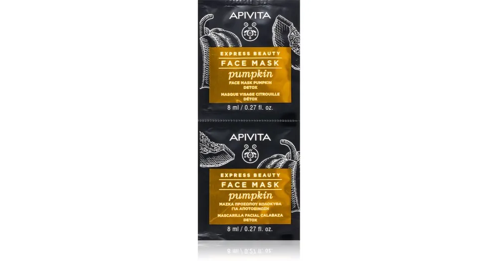 Ne maradj le ApivitaExpress Beauty Detox Face Mask Pumpkin méregtelenítő arcmaszk