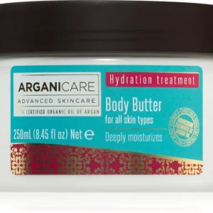 Vásárlói kedvenc ArganicareHydration Treatment Body Butter testvaj tápláló hatással