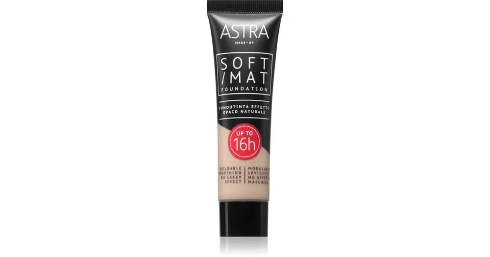 Astra Make-upSoft Mat Foundation könnyű alapozó Kiárusítás