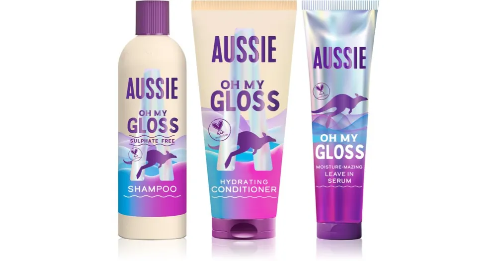 AussieOh My Gloss Gift Box ajándékszett a hidratálásért és a fényért Legkelendőbb