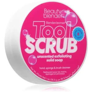 beautyblender®Tool Scrub Unscented szilárd ecset- és sminkszivacs tisztító Vásárlói kedvenc